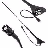 Amio - ΚΕΡΑΙΑ ΟΡΟΦΗΣ ANT11 45.4 cm ΜΕ ΚΑΛΩΔΙΟ 20cm ΚΑΙ ΦΙΣΑ RAKU-2 UNIVERSAL ΜΑΥΡΗ - 1 ΤΕΜ. (04155/AM)