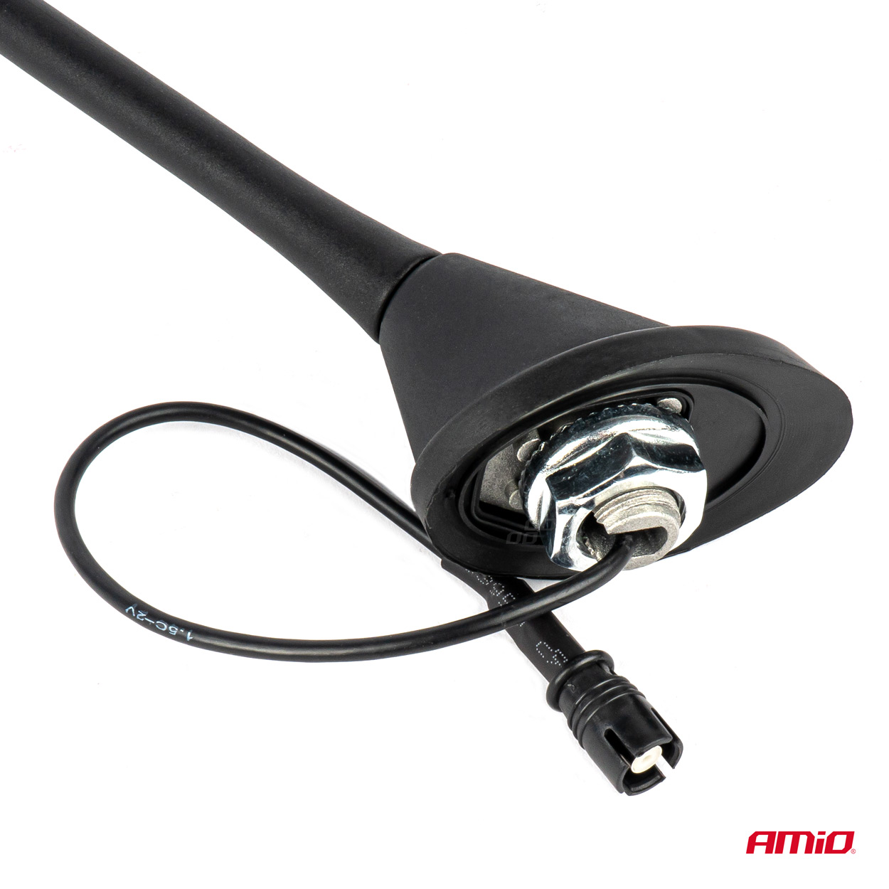 Amio - ΚΕΡΑΙΑ ΟΡΟΦΗΣ ANT11 45.4 cm ΜΕ ΚΑΛΩΔΙΟ 20cm ΚΑΙ ΦΙΣΑ RAKU-2 UNIVERSAL ΜΑΥΡΗ - 1 ΤΕΜ. (04155/AM)