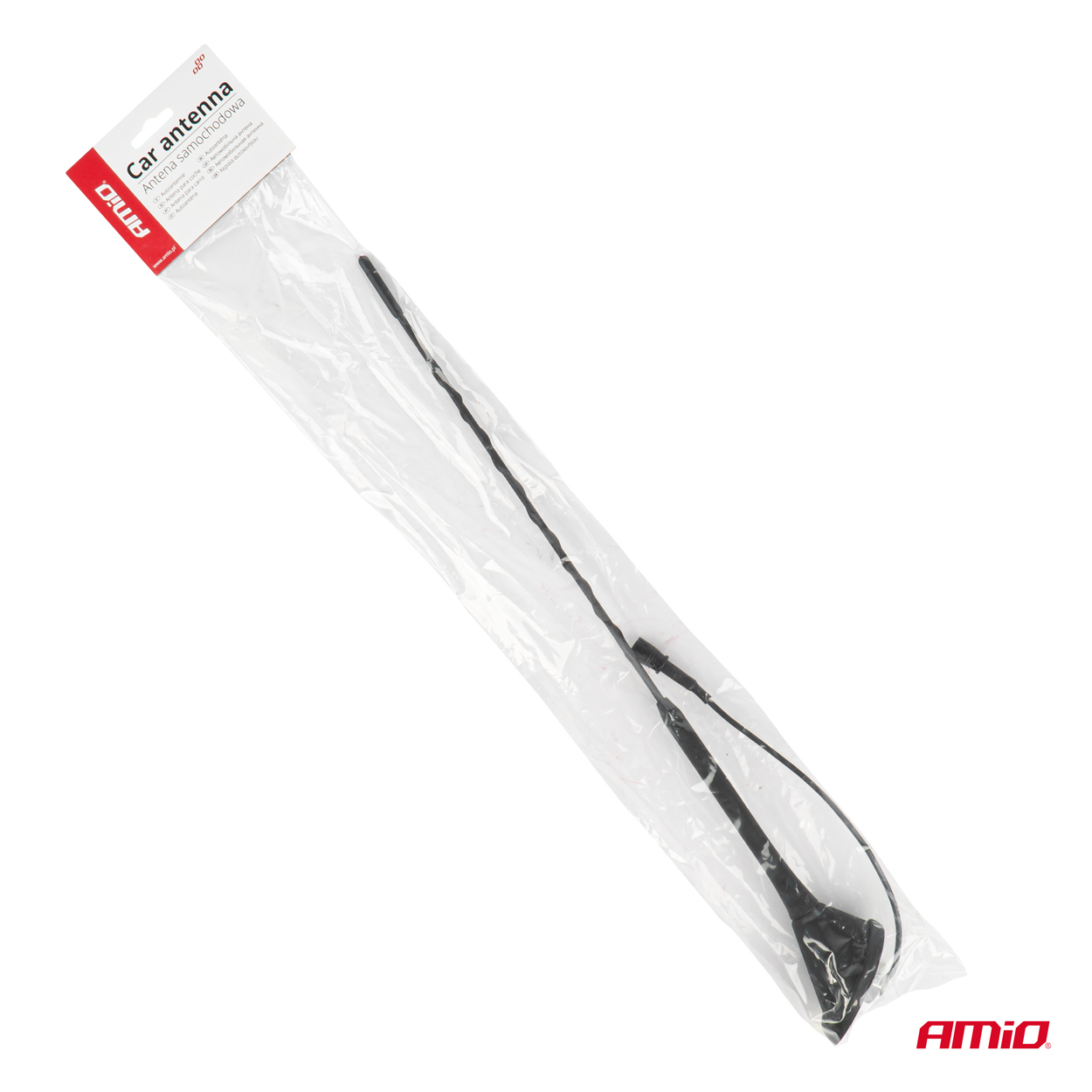 Amio - ΚΕΡΑΙΑ ΟΡΟΦΗΣ ANT11 45.4 cm ΜΕ ΚΑΛΩΔΙΟ 20cm ΚΑΙ ΦΙΣΑ RAKU-2 UNIVERSAL ΜΑΥΡΗ - 1 ΤΕΜ. (04155/AM)