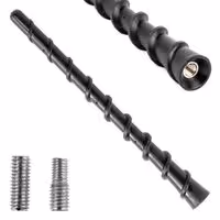 Amio - ΚΕΡΑΙΑ ΟΡΟΦΗΣ ANTM10 18cm ΜΕ 2 ΑΝΤΑΠΤΟΡΕΣ 5-6mm ΜΑΥΡΗ - 1 ΤΕΜ. (04160/AM)