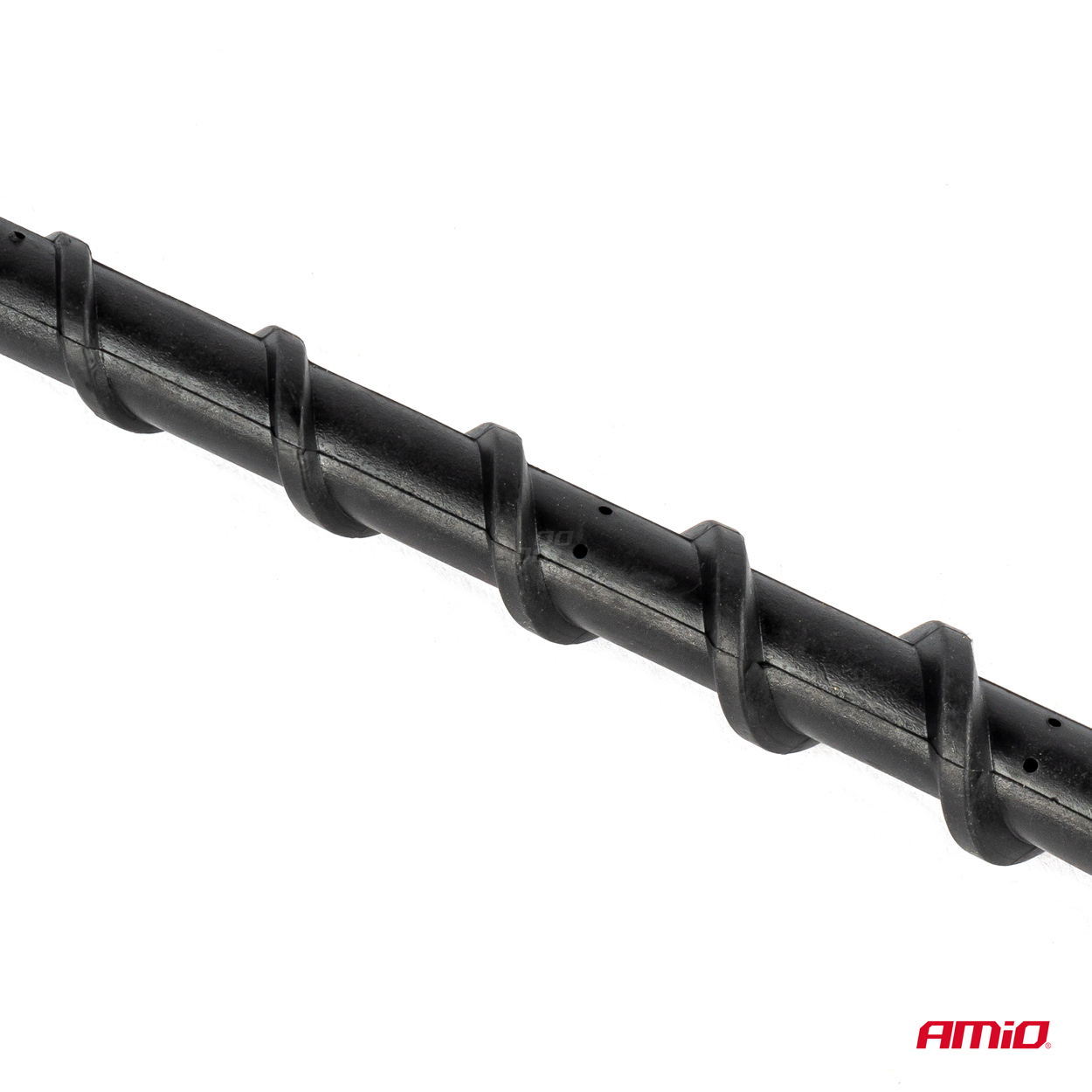 Amio - ΚΕΡΑΙΑ ΟΡΟΦΗΣ ANTM10 18cm ΜΕ 2 ΑΝΤΑΠΤΟΡΕΣ 5-6mm ΜΑΥΡΗ - 1 ΤΕΜ. (04160/AM)