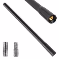 Amio - ΚΕΡΑΙΑ ΟΡΟΦΗΣ ANTM11 20cm ΜΕ 2 ΑΝΤΑΠΤΟΡΕΣ 5-6mm ΜΑΥΡΗ - 1 ΤΕΜ. (04161/AM)