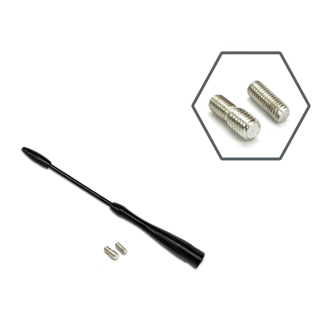 Amio - Κεραία Ραδιοφώνου Αλουμινίου ΑΝΤΜ04 μήκος 16cm σπείρωμα M5/M6 για Επιβατικά Αυτοκίνητα - 1 τεμ. (01052/AM)