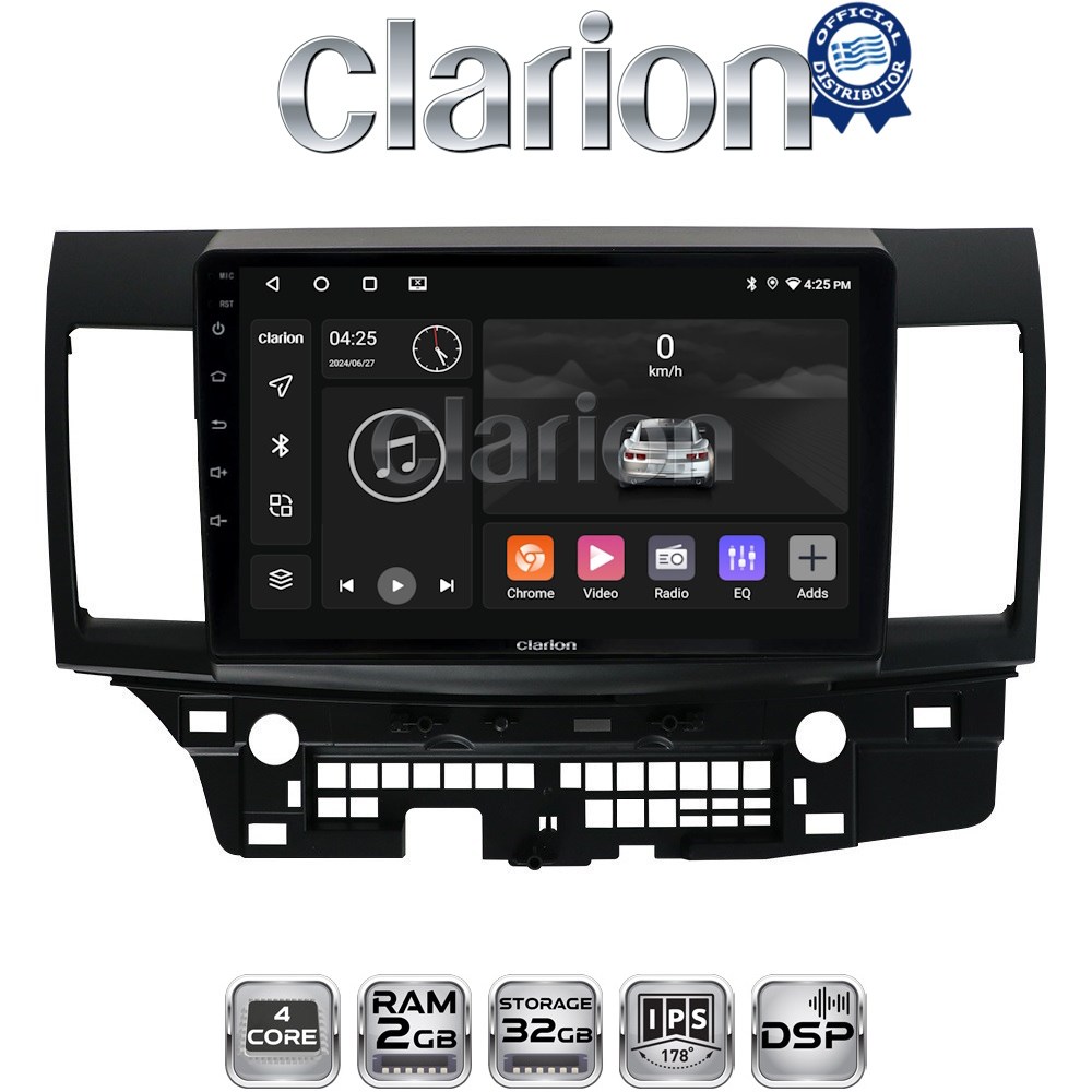 CLARION GL31037 Οθόνη OEM Multimedia Αυτοκινήτου για MITSUBISHI LANCER 2008> (CarPlay/AndroidAuto/BT/GPS/WIFI/GPRS)