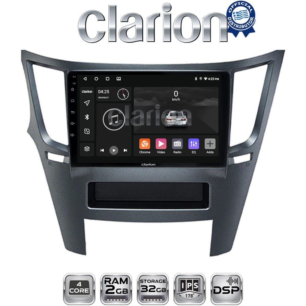 CLARION GL31061 Οθόνη OEM Multimedia Αυτοκινήτου για Subaru Legacy-Outback 2009>2013 (CarPlay/AndroidAuto/BT/GPS/WIFI/GPRS)