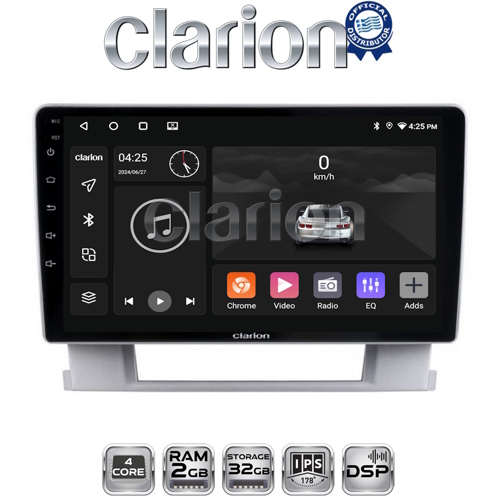 CLARION GL31072 Οθόνη OEM Multimedia Αυτοκινήτου για OPEL ASTRA J 2011>2015 (CarPlay/AndroidAuto/BT/GPS/WIFI/GPRS)
