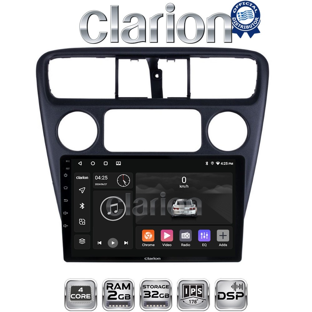CLARION GL31082 Οθόνη OEM Multimedia Αυτοκινήτου για Honda Accord Coupe 1998>2004 (CarPlay/AndroidAuto/BT/GPS/WIFI/GPRS)