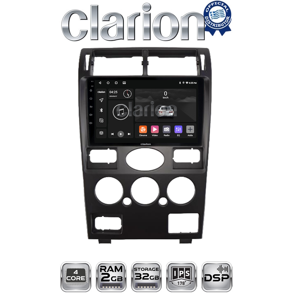 CLARION GL31105 Οθόνη OEM Multimedia Αυτοκινήτου για Ford Mondeo 2003 > 2006 (CarPlay/AndroidAuto/BT/GPS/WIFI/GPRS)