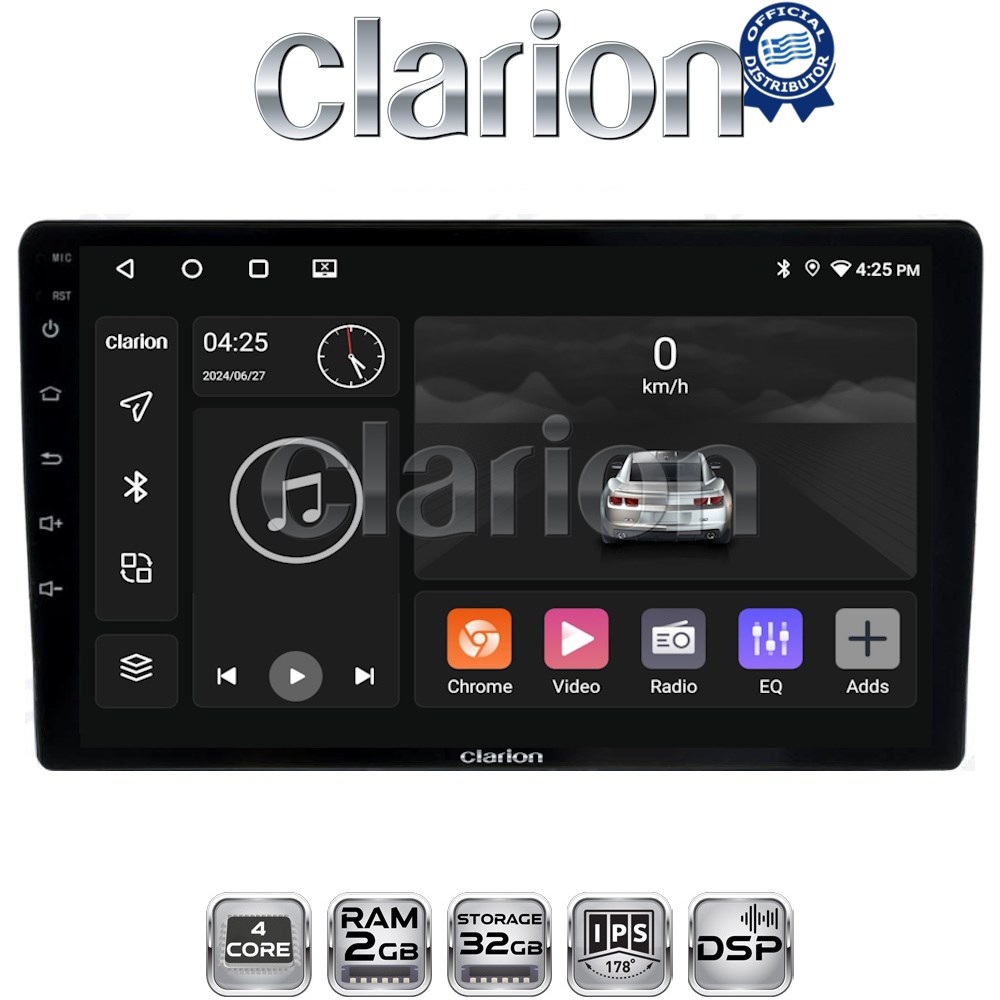 CLARION GL31157 Οθόνη OEM Multimedia Αυτοκινήτου για DACIA DUSTER 2013>2019  (CarPlay/AndroidAuto/BT/GPS/WIFI/GPRS)