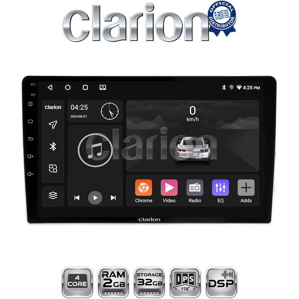 CLARION GL31200 Οθόνη OEM Multimedia Αυτοκινήτου για Nissan Navara 1998 > 2004 (CarPlay/AndroidAuto/BT/GPS/WIFI/GPRS)