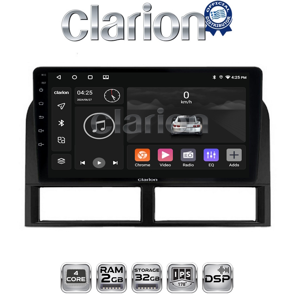 CLARION GL31201 Οθόνη OEM Multimedia Αυτοκινήτου για Jeep Gran Cherokee 1999 > 2004 (CarPlay/AndroidAuto/BT/GPS/WIFI/GPRS)