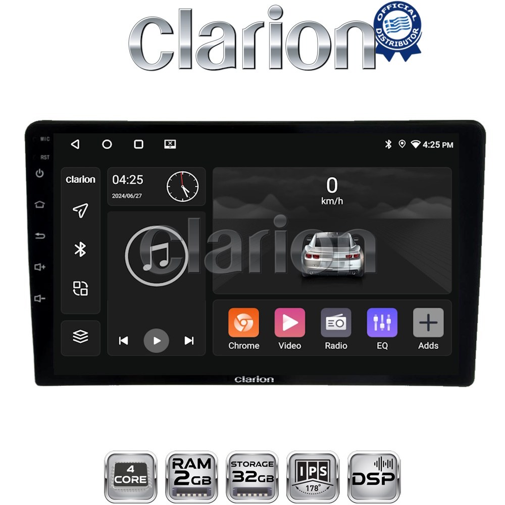 CLARION GL31202 Οθόνη OEM Multimedia Αυτοκινήτου για Jeep 2007> (CarPlay/AndroidAuto/BT/GPS/WIFI/GPRS)