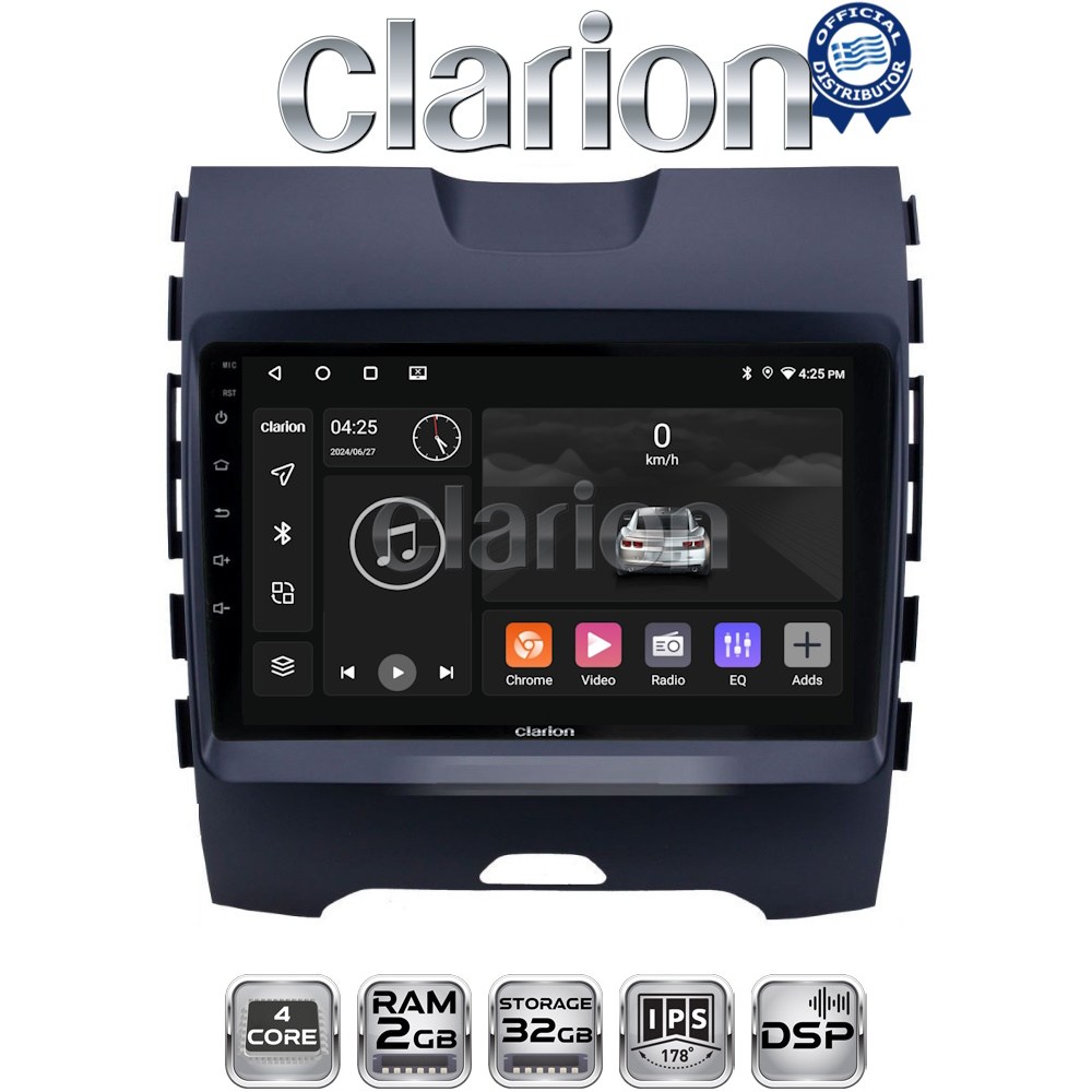 CLARION GL31248 Οθόνη OEM Multimedia Αυτοκινήτου για Ford Edge 2016 > (CarPlay/AndroidAuto/BT/GPS/WIFI/GPRS)