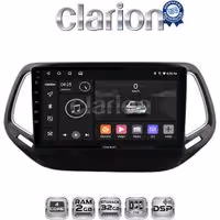 CLARION GL31253 Οθόνη OEM Multimedia Αυτοκινήτου για JEEP COMPASS 2017> (CarPlay/AndroidAuto/BT/GPS/WIFI/GPRS)
