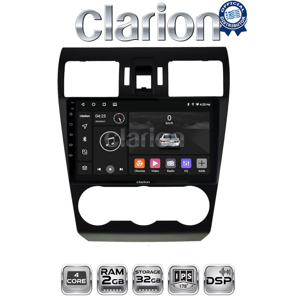 CLARION GL31262 Οθόνη OEM Multimedia Αυτοκινήτου για SUBARU IMPREZA-FORESTER 2013> (CarPlay/AndroidAuto/BT/GPS/WIFI/GPRS)