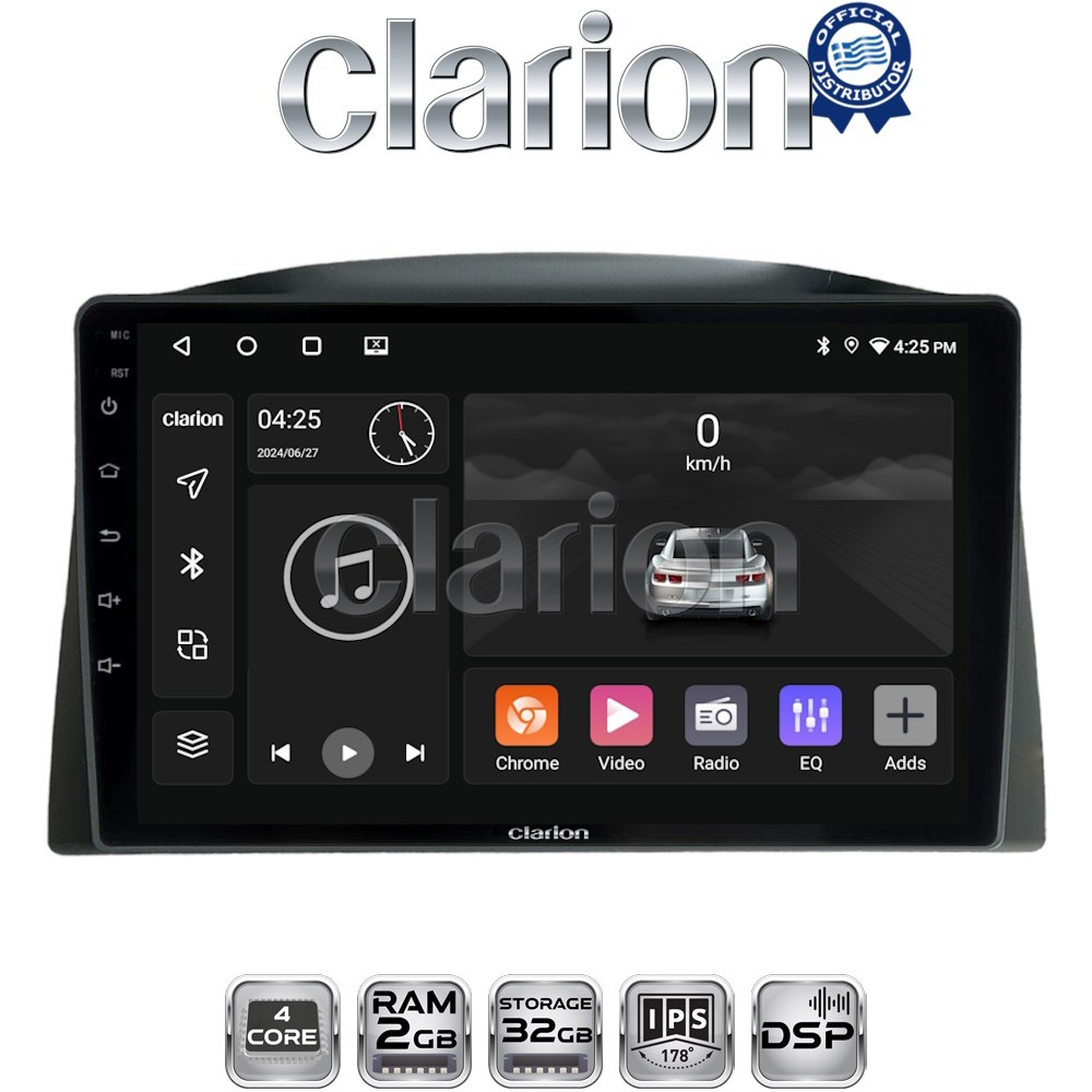 CLARION GL31308 Οθόνη OEM Multimedia Αυτοκινήτου για Grand Cherokee 2005-2011 (CarPlay/AndroidAuto/BT/GPS/WIFI/GPRS)