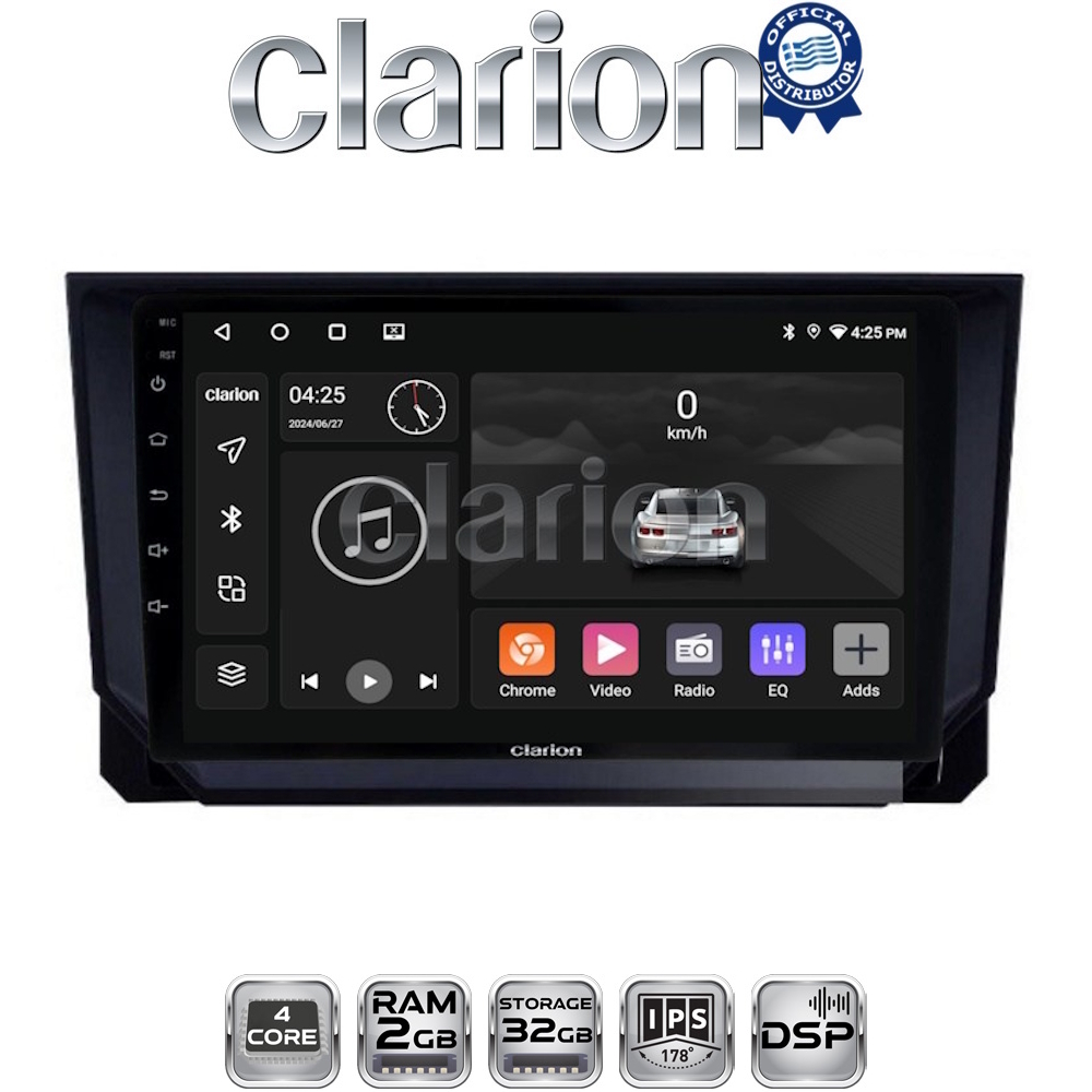 CLARION GL31391 Οθόνη OEM Multimedia Αυτοκινήτου για Mazda CX9 2006 > 2013 (CarPlay/AndroidAuto/BT/GPS/WIFI/GPRS)