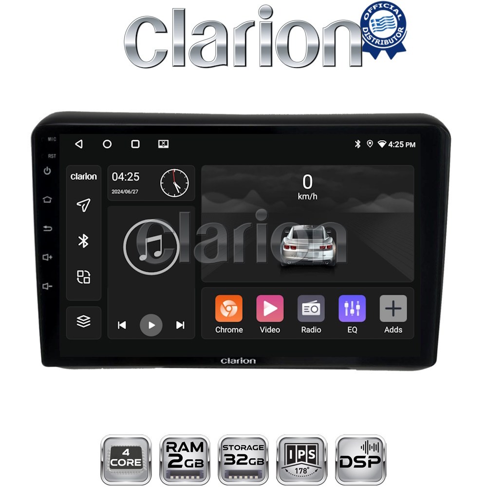 CLARION GL31421 Οθόνη OEM Multimedia Αυτοκινήτου για HONDA HRV 2015> (CarPlay/AndroidAuto/BT/GPS/WIFI/GPRS)
