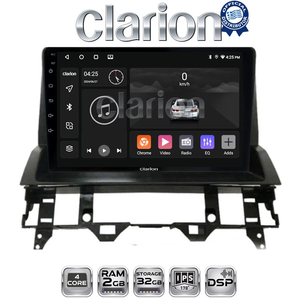 CLARION GL31437 Οθόνη OEM Multimedia Αυτοκινήτου για MAZDA 6 2002 > 2005 (CarPlay/AndroidAuto/BT/GPS/WIFI/GPRS)