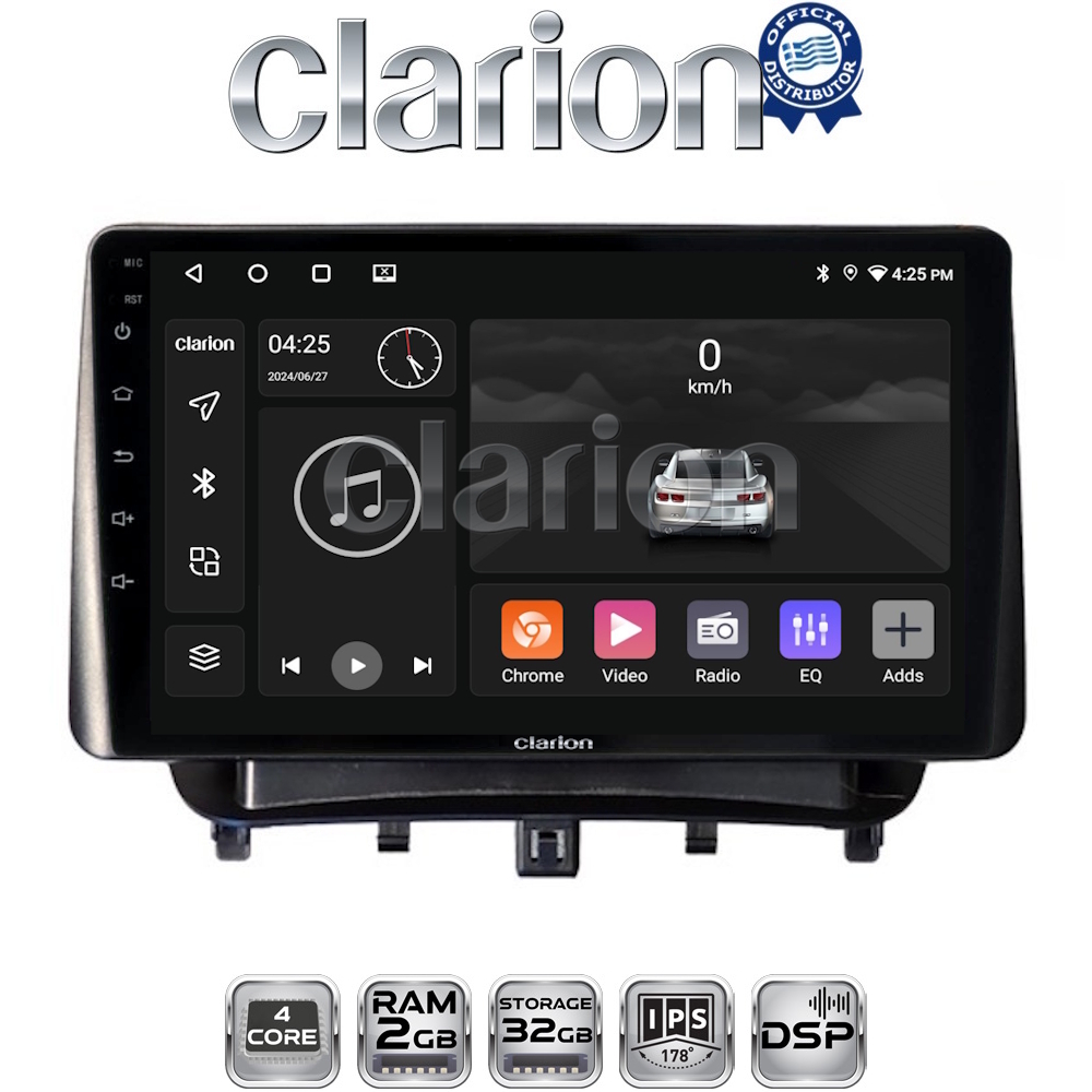 CLARION GL31453 Οθόνη OEM Multimedia Αυτοκινήτου για Ford Transit Courier 2014> (CarPlay/AndroidAuto/BT/GPS/WIFI/GPRS)