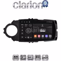 CLARION GL31454B Οθόνη OEM Multimedia Αυτοκινήτου για Toyota Yaris 2015 > 2019 (CarPlay/AndroidAuto/BT/GPS/WIFI/GPRS)