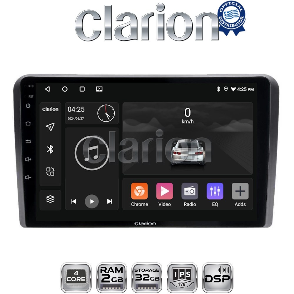 CLARION GL31480 Οθόνη OEM Multimedia Αυτοκινήτου για VW All (CarPlay/AndroidAuto/BT/GPS/WIFI/GPRS)