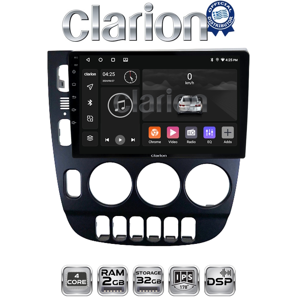 CLARION GL31506 Οθόνη OEM Multimedia Αυτοκινήτου για Mercedes ML W163 1998 > 2002 (CarPlay/AndroidAuto/BT/GPS/WIFI/GPRS)