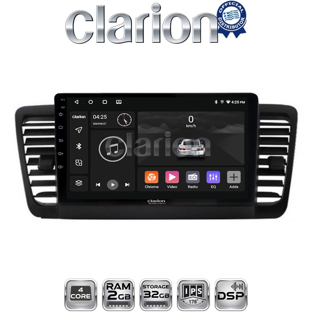 CLARION GL31525 Οθόνη OEM Multimedia Αυτοκινήτου για SUBARU LEGACY 2002> (CarPlay/AndroidAuto/BT/GPS/WIFI/GPRS)