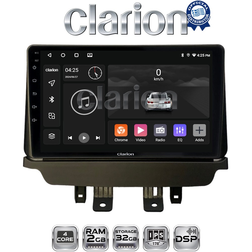 CLARION GL31532 Οθόνη OEM Multimedia Αυτοκινήτου για Mazda 2 2014 > (CarPlay/AndroidAuto/BT/GPS/WIFI/GPRS)