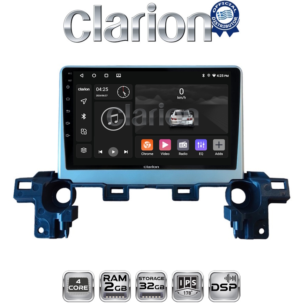 CLARION GL31538 Οθόνη OEM Multimedia Αυτοκινήτου για Mazda CX-5 2018 > (CarPlay/AndroidAuto/BT/GPS/WIFI/GPRS)
