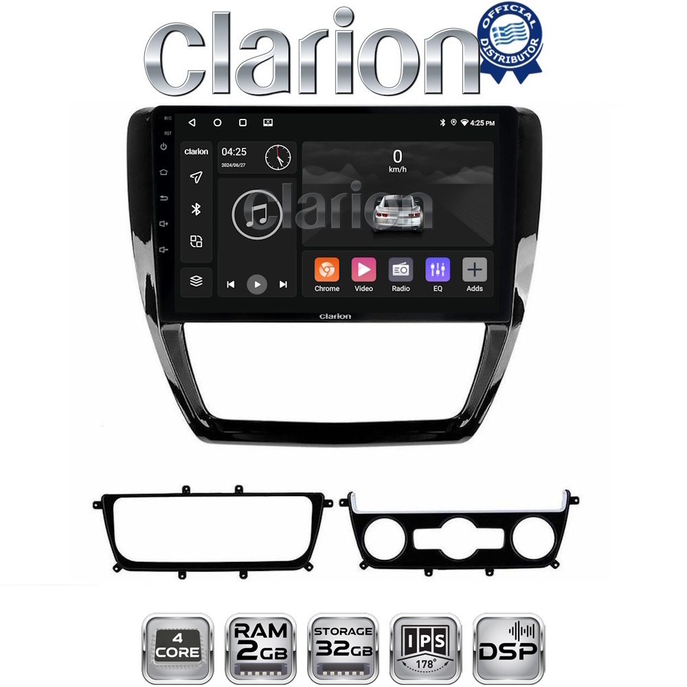 CLARION GL31552 Οθόνη OEM Multimedia Αυτοκινήτου για VW Jetta 2011 > 2018 (CarPlay/AndroidAuto/BT/GPS/WIFI/GPRS)