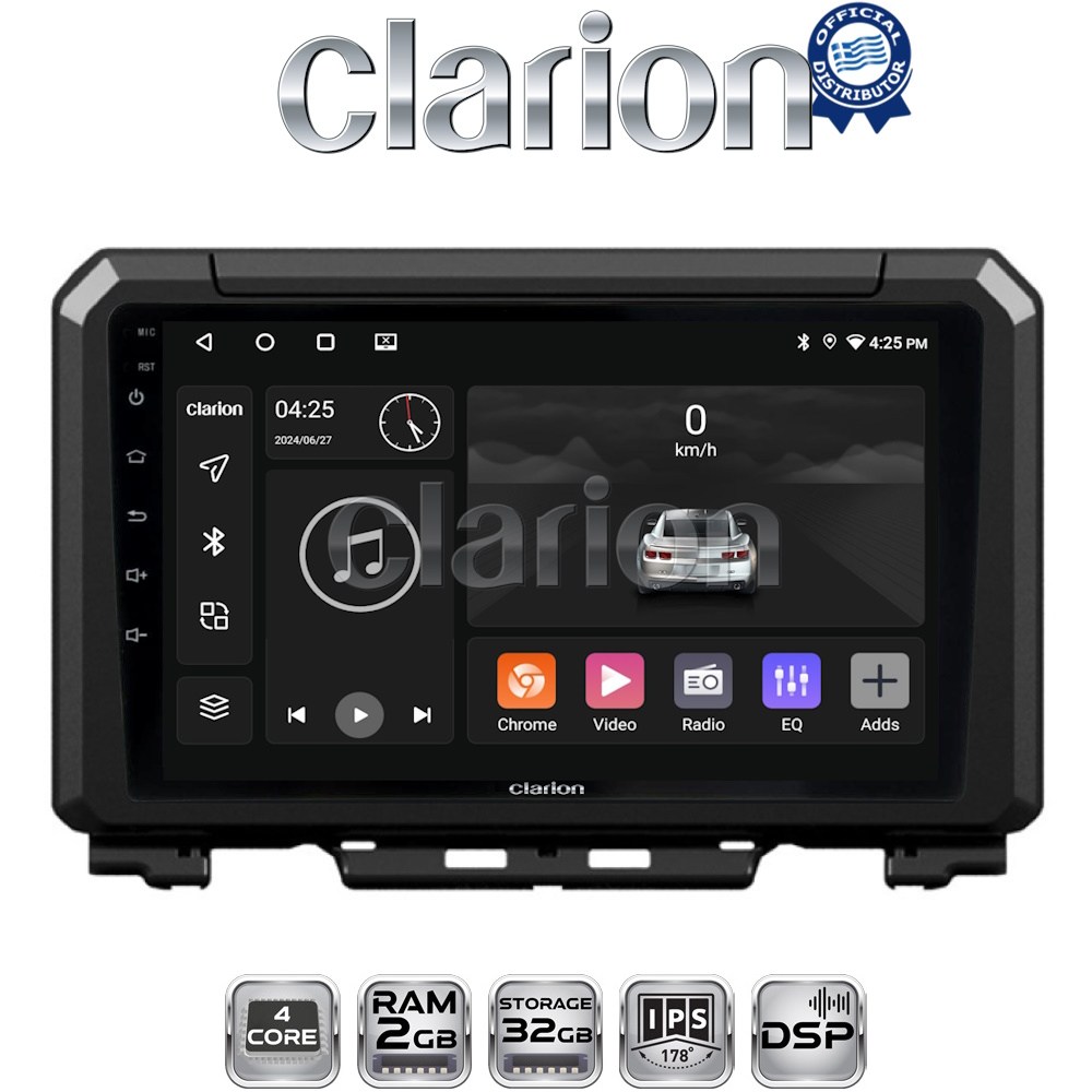 CLARION GL31570 Οθόνη OEM Multimedia Αυτοκινήτου για SUZUKI JIMNY 2018> (CarPlay/AndroidAuto/BT/GPS/WIFI/GPRS)
