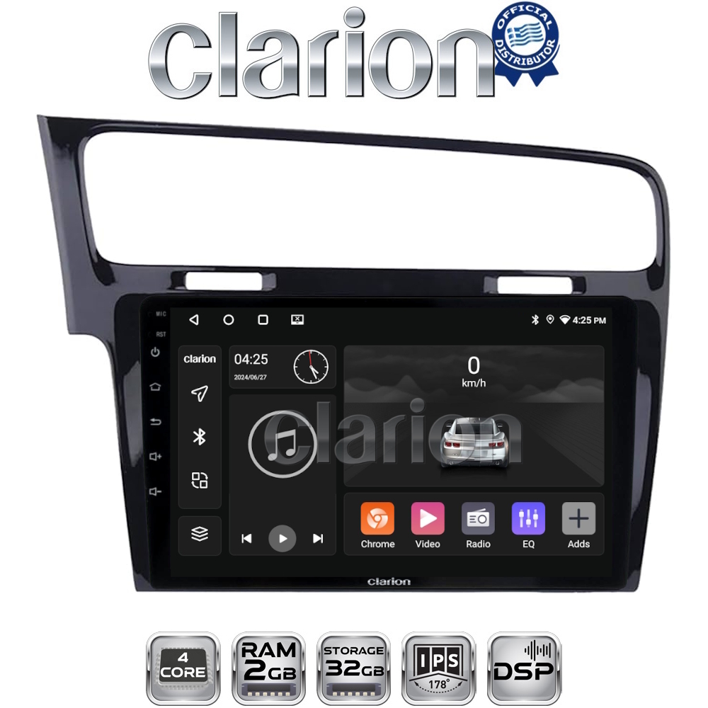 CLARION GL31591B Οθόνη OEM Multimedia Αυτοκινήτου για 0 (CarPlay/AndroidAuto/BT/GPS/WIFI/GPRS)