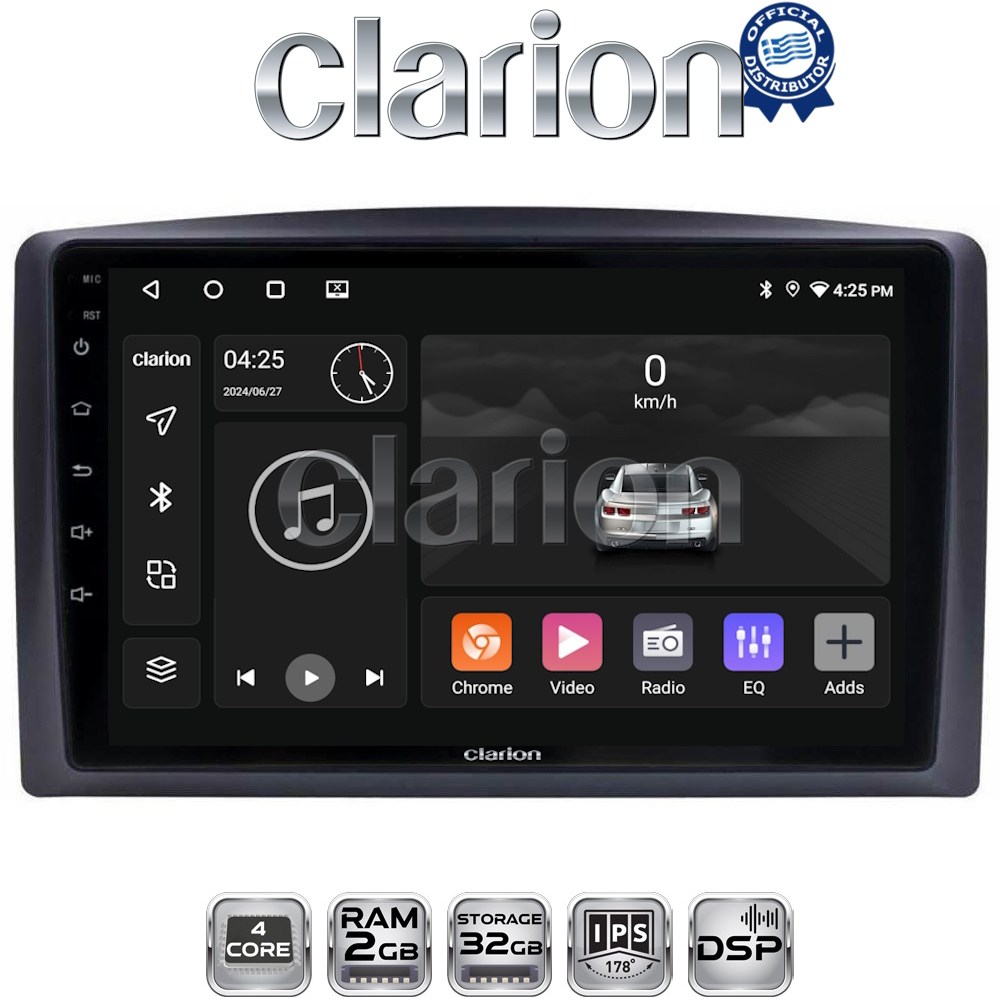 CLARION GL31665 Οθόνη OEM Multimedia Αυτοκινήτου για Mercedes Vito 2015 > (CarPlay/AndroidAuto/BT/GPS/WIFI/GPRS)