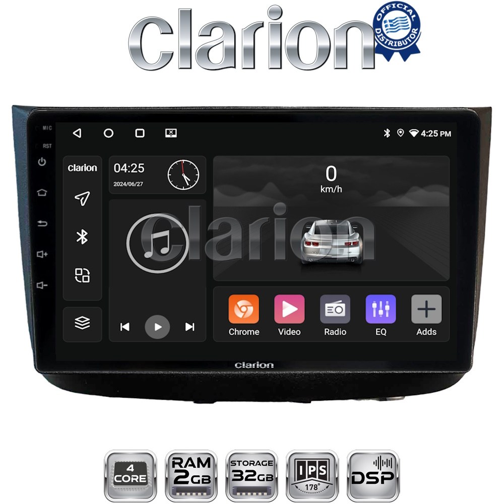 CLARION GL31667 Οθόνη OEM Multimedia Αυτοκινήτου για Mercedes Vito 2003 > 2015 (CarPlay/AndroidAuto/BT/GPS/WIFI/GPRS)