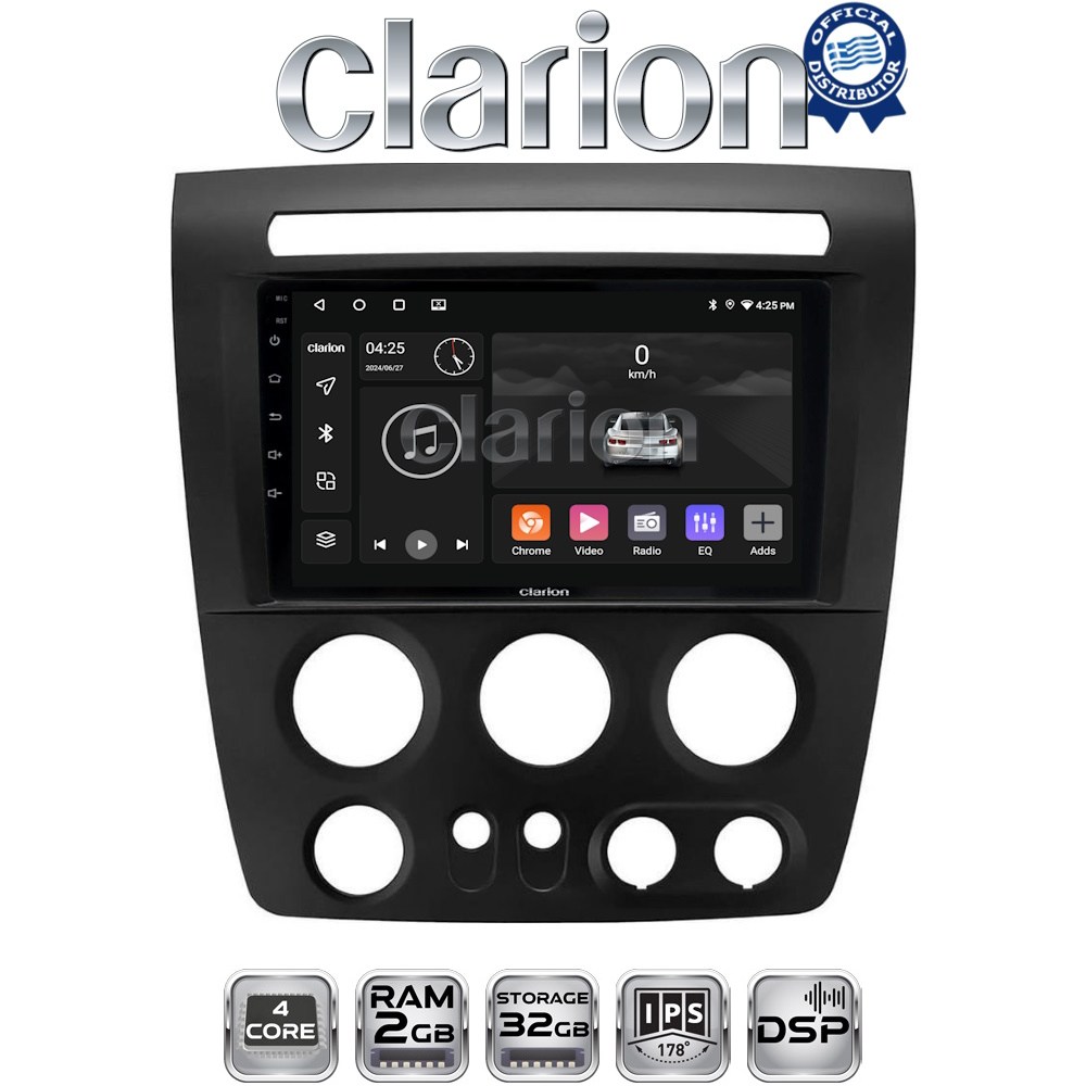 CLARION GL31721 Οθόνη OEM Multimedia Αυτοκινήτου για Hummer H3 2006 > 2011 (CarPlay/AndroidAuto/BT/GPS/WIFI/GPRS)