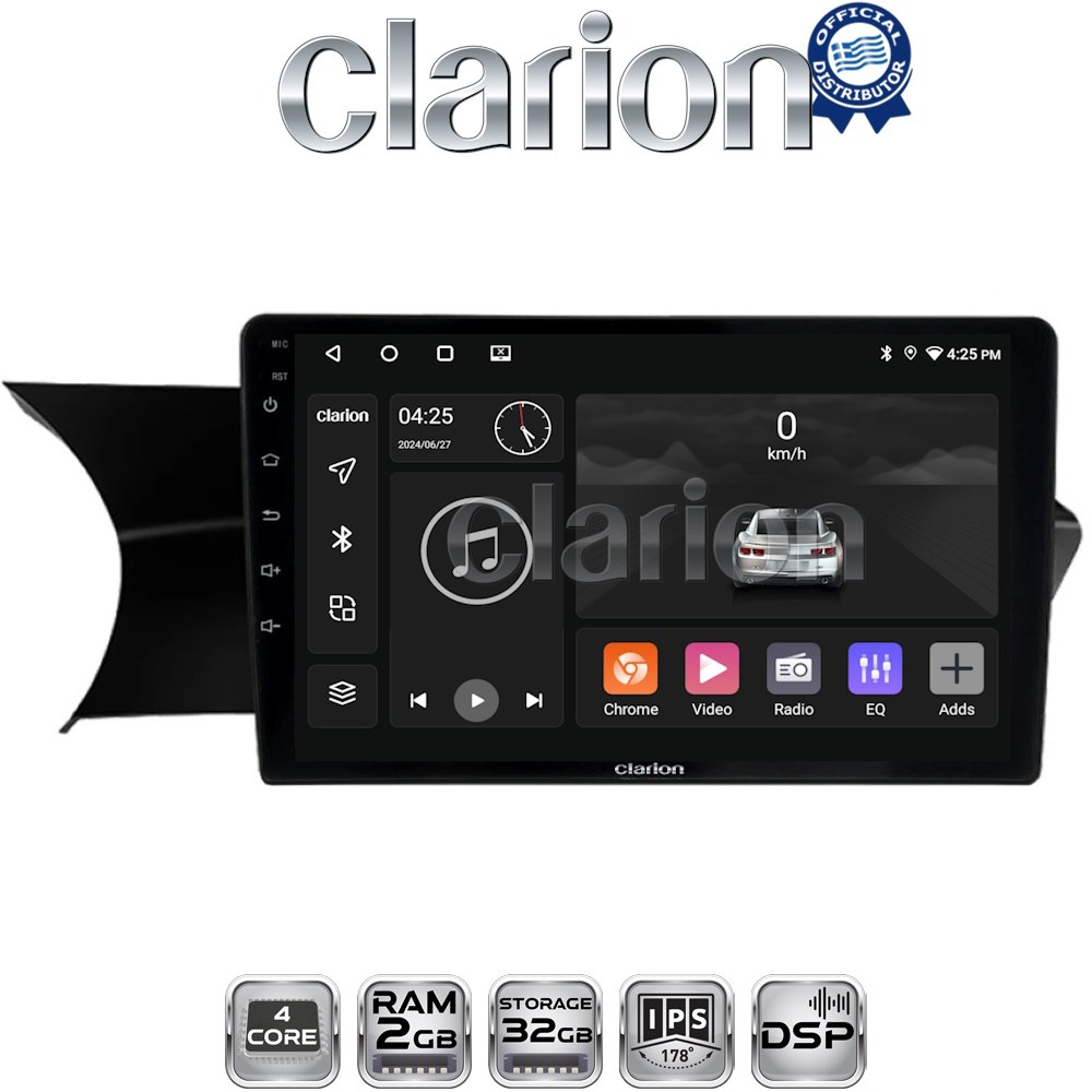CLARION GL31824 Οθόνη OEM Multimedia Αυτοκινήτου για 0 (CarPlay/AndroidAuto/BT/GPS/WIFI/GPRS)