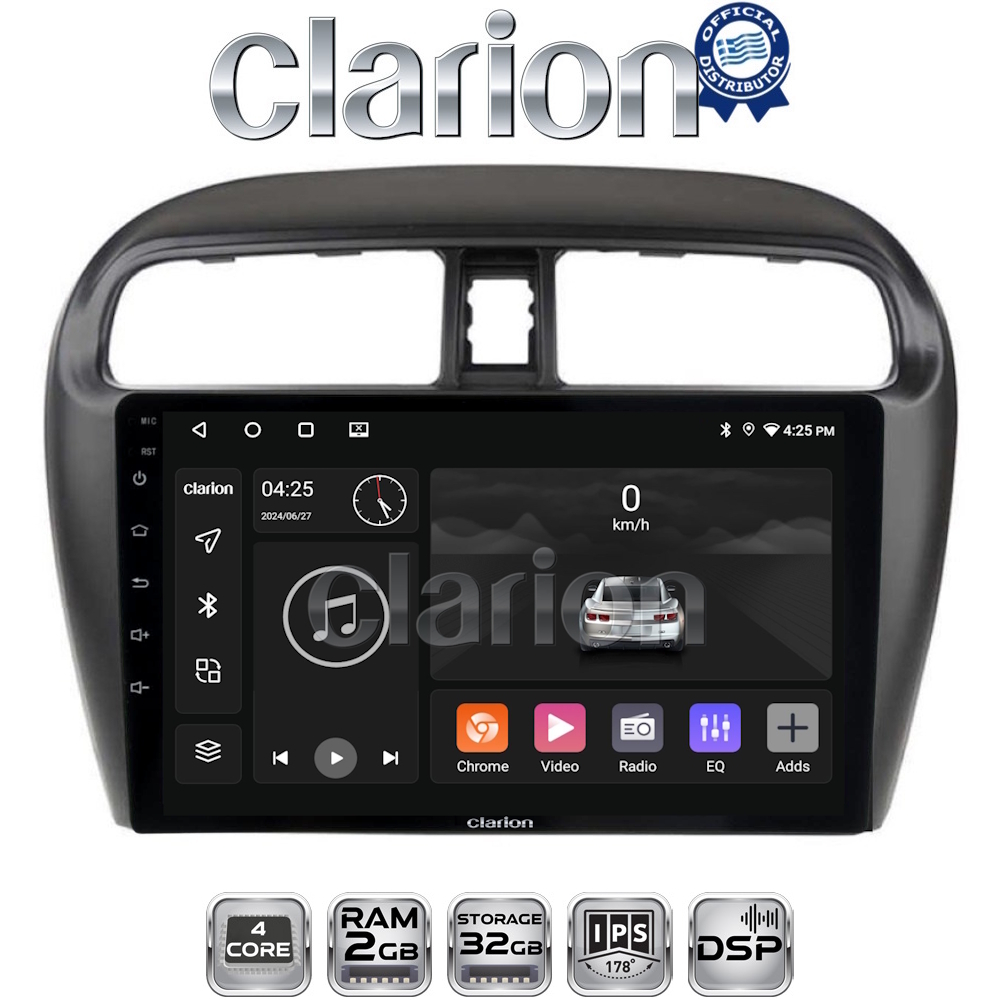 CLARION GL31850 Οθόνη OEM Multimedia Αυτοκινήτου για Mitsubishi Spacestar 2013> (CarPlay/AndroidAuto/BT/GPS/WIFI/GPRS)