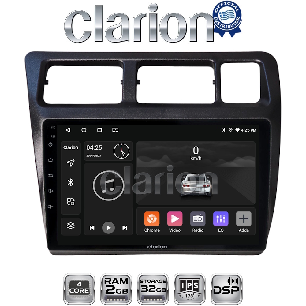 CLARION GL31910 Οθόνη OEM Multimedia Αυτοκινήτου για Toyota Corolla 1992 > 1997 (CarPlay/AndroidAuto/BT/GPS/WIFI/GPRS)