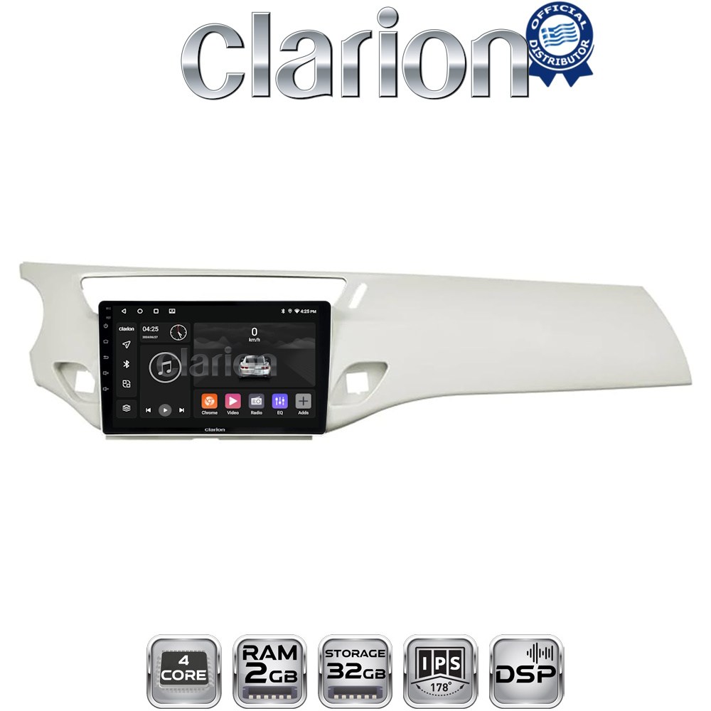 CLARION GL31940W Οθόνη OEM Multimedia Αυτοκινήτου για Citroen C3 /DS3 2009 > 2016 (CarPlay/AndroidAuto/BT/GPS/WIFI/GPRS)