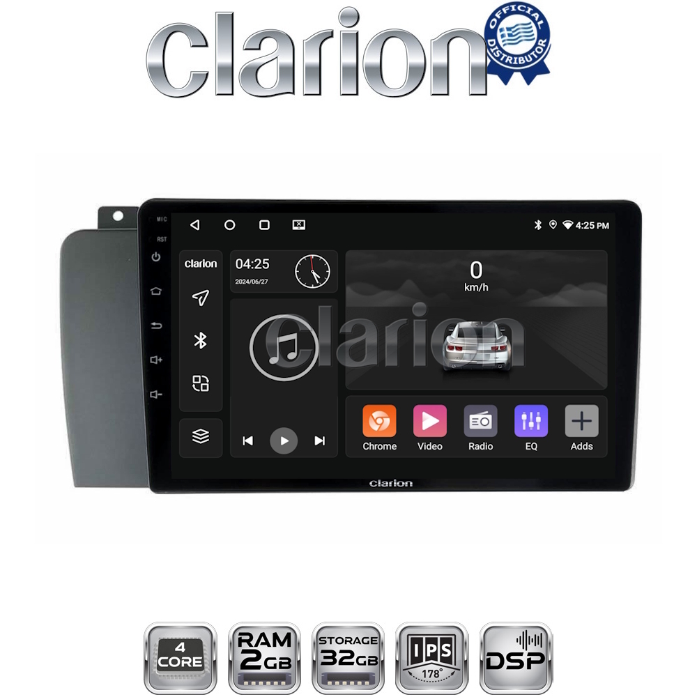 CLARION GL31957 Οθόνη OEM Multimedia Αυτοκινήτου για VOLVO V70-S60- XC70 2004 > 2007 (CarPlay/AndroidAuto/BT/GPS/WIFI/GPRS)