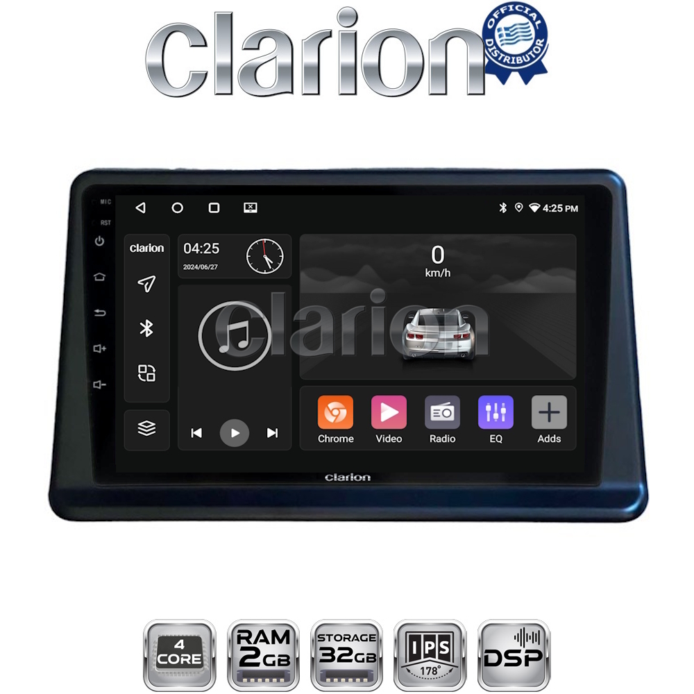 CLARION GL31998 Οθόνη OEM Multimedia Αυτοκινήτου για Mitsubishi Pajero 1996 > 2003 (CarPlay/AndroidAuto/BT/GPS/WIFI/GPRS)