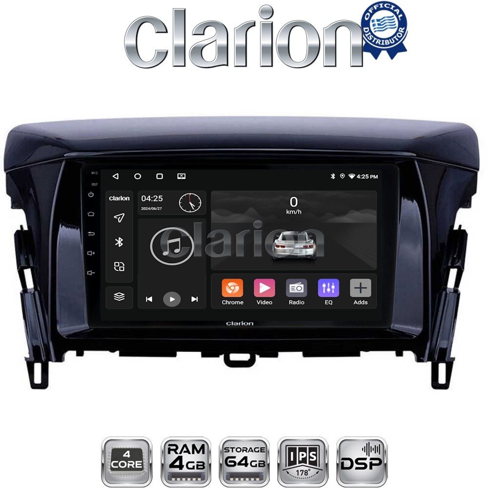 CLARION GL32030 Οθόνη OEM Multimedia Αυτοκινήτου για MITSUBISHI ECLIPSE CROSS 2018> (CarPlay/AndroidAuto/BT/GPS/WIFI/GPRS)