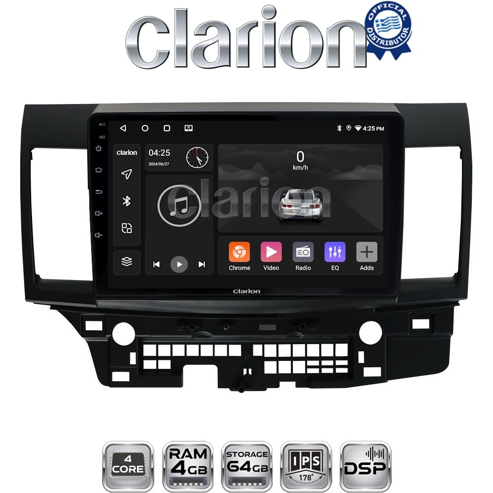 CLARION GL32037 Οθόνη OEM Multimedia Αυτοκινήτου για MITSUBISHI LANCER 2008> (CarPlay/AndroidAuto/BT/GPS/WIFI/GPRS)