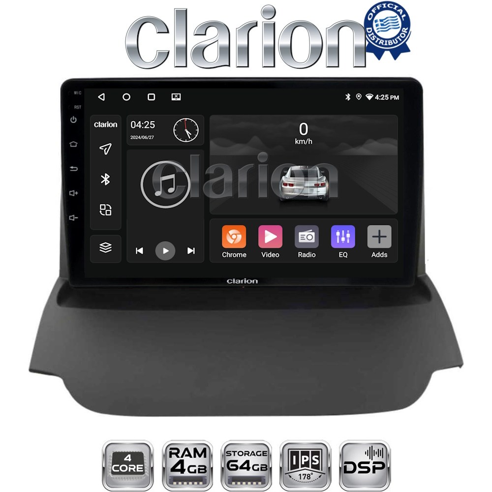 CLARION GL32039 Οθόνη OEM Multimedia Αυτοκινήτου για FORD ECOSPORT 2012>2017  (CarPlay/AndroidAuto/BT/GPS/WIFI/GPRS)