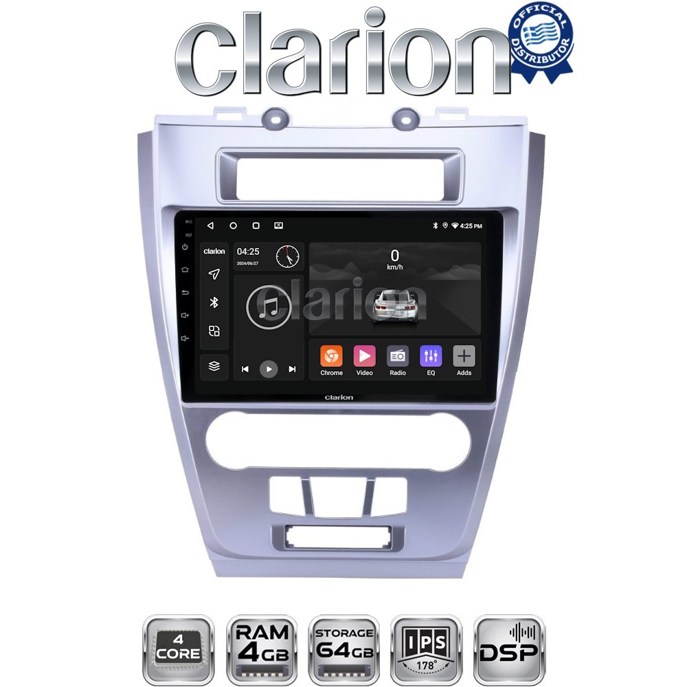CLARION GL32047 Οθόνη OEM Multimedia Αυτοκινήτου για Ford Fusion 2012>2017 (CarPlay/AndroidAuto/BT/GPS/WIFI/GPRS)