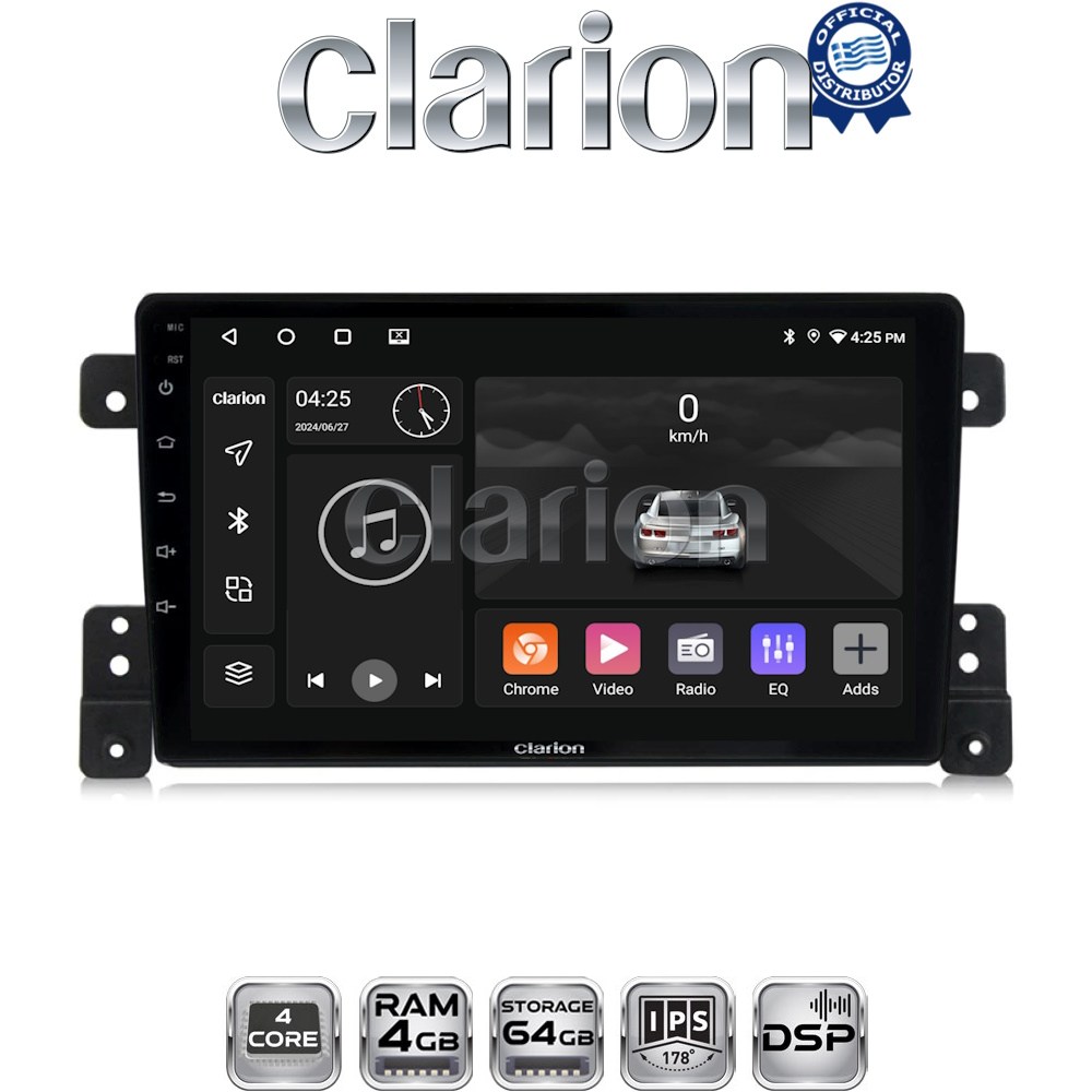 CLARION GL32053 Οθόνη OEM Multimedia Αυτοκινήτου για SUZUKI G.VITARA 2005>2015 (CarPlay/AndroidAuto/BT/GPS/WIFI/GPRS)