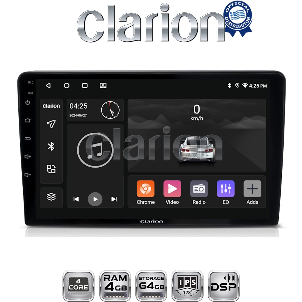 CLARION GL32054 Οθόνη OEM Multimedia Αυτοκινήτου για Suzuki Grand Vitara 1998 > 2004 (CarPlay/AndroidAuto/BT/GPS/WIFI/GPRS)