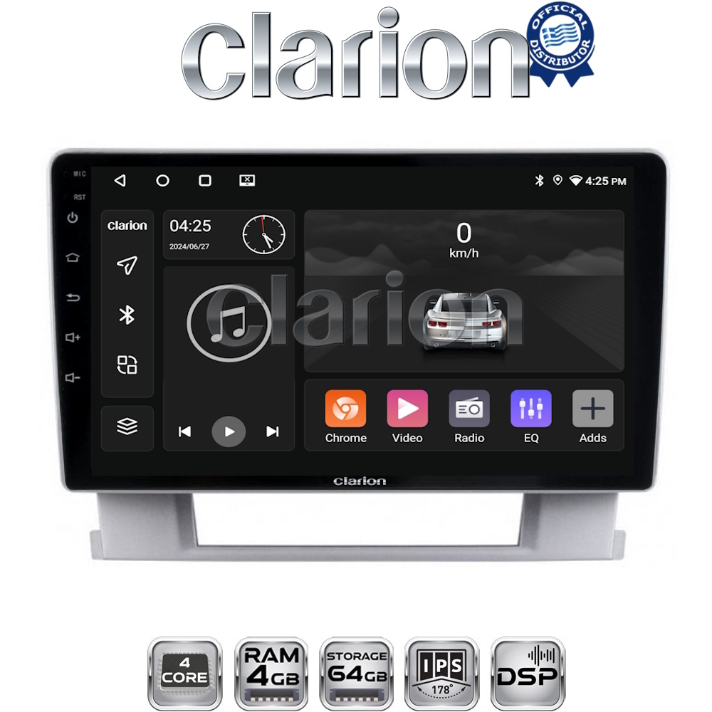 CLARION GL32072 Οθόνη OEM Multimedia Αυτοκινήτου για OPEL ASTRA J 2011>2015 (CarPlay/AndroidAuto/BT/GPS/WIFI/GPRS)