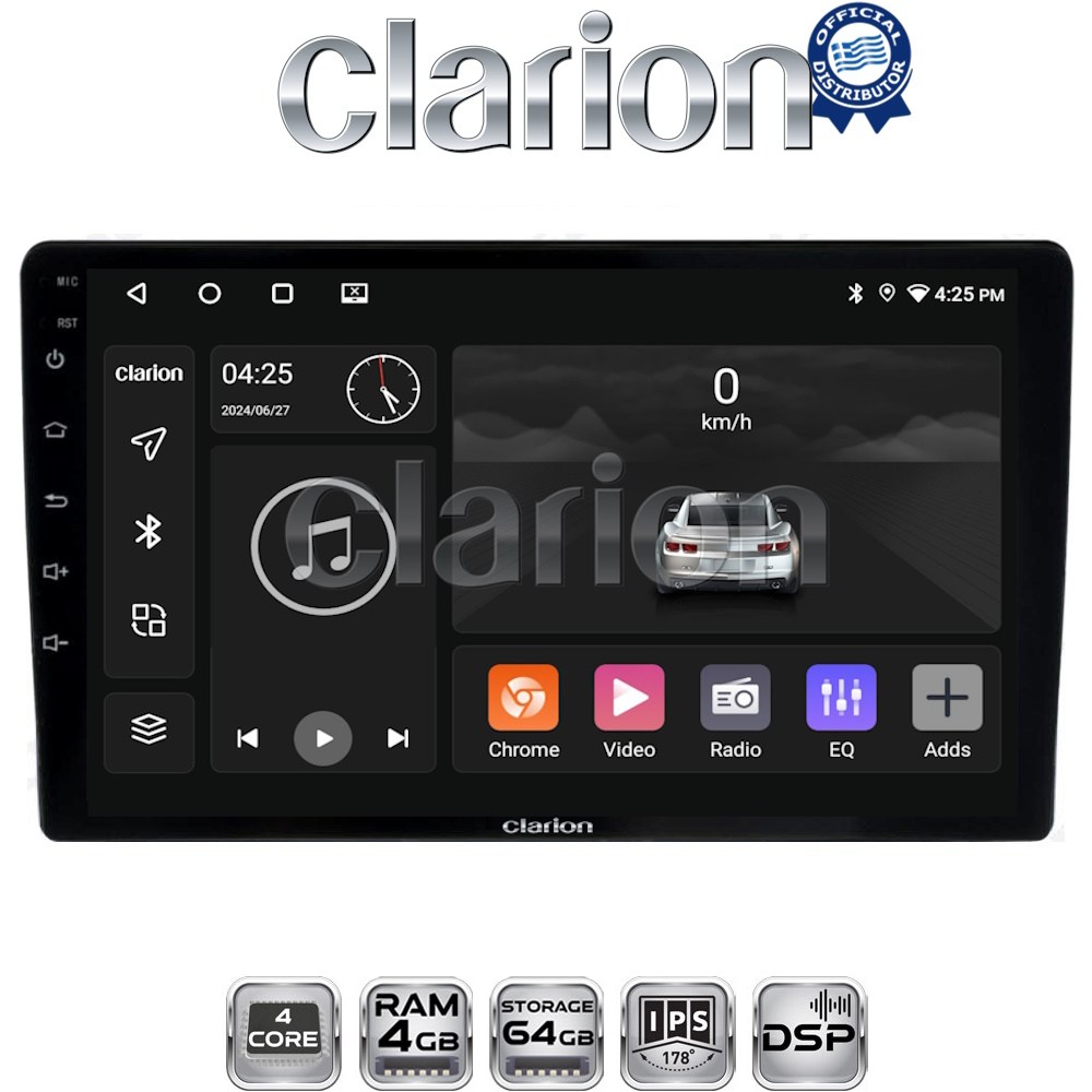 CLARION GL32157 Οθόνη OEM Multimedia Αυτοκινήτου για DACIA DUSTER 2013>2019  (CarPlay/AndroidAuto/BT/GPS/WIFI/GPRS)